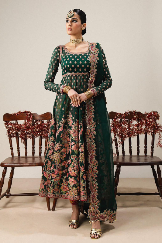 Hussain rehar green wedding edition
