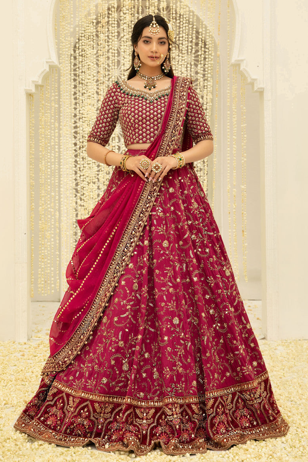 Maria B. Couture Crimson MC-048