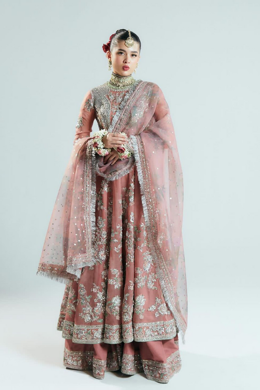 Hussain rehar fresh pink wedding edition
