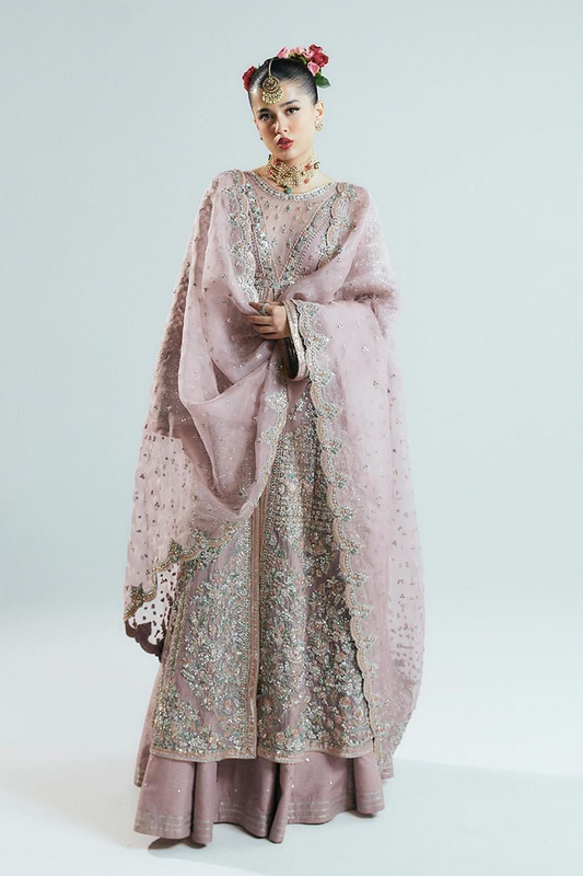 Hussain rehar lilac pink wedding edition